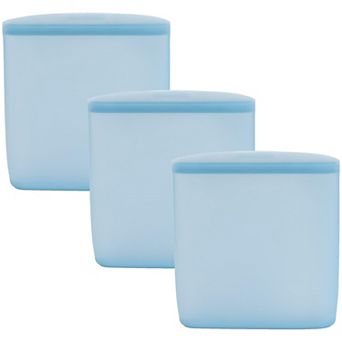 Silicone Food Storage Containers Bags set of 3