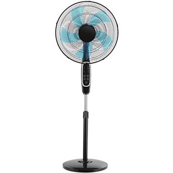 VEVOR 18-Inch Pedestal Fan, 2700 CFM Standing Floor Fan with Remote Control, 9 Speeds & 3 Modes