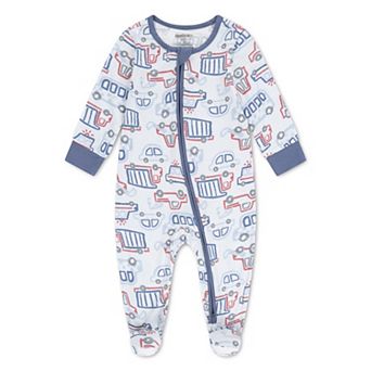 Newborn Baby Huggies® Long Sleeve Printed Coverall with Footed Design