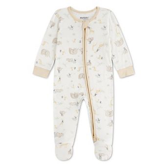 Newborn Baby Huggies® Long Sleeve Printed Coverall with Footed Design