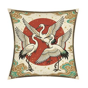 Outdoor Square Throw Pillow Cases with Envelope Closure for Farmhouse Funiture