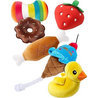 Plush Puppy Chew Toy, Soft Teething & Interactive Dog Toy