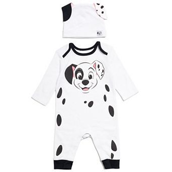 Disney 101 Dalmatians Patch Cosplay Coverall and Hat Set