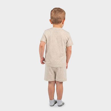 Wild Child Lightning Bolt - Toddler Crew Shorts Set