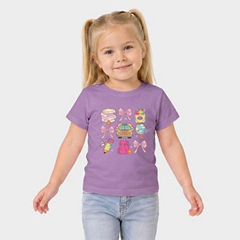 Coquette School Chart - Toddler Short Sleeve Graphic T-Shirt