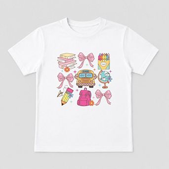 Coquette School Chart - Toddler Short Sleeve Graphic T-Shirt
