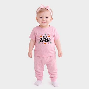 It's Spooky Season Ghost - Infant Jogger Pant Crew Set