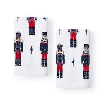 Caro Home Nutcracker Nostalgia Hand Towel 2-Pack