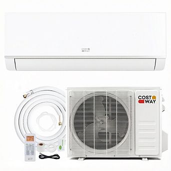 Costway 12000 BTU 20 SEER2 208/230V Wifi Enabled Mini Split Air Conditioner & Heater