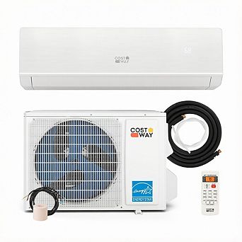 Costway 18000 BTU Mini Split Air Conditioner & Heater 25 SEER2 208-230V AC Unit