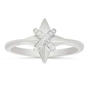 Queen Jewels Sterling Silver Cubic Zirconia Ring