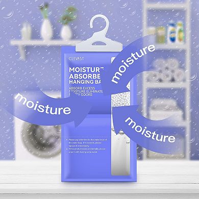 CLEVAST Moisture Absorbers Packets 10 Pack(Net Wt. 230g/Pack)