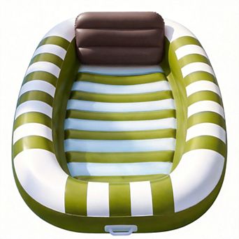 Inflatable Tanning Pool Float Lounger Pillow