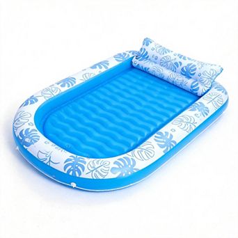 Inflatable Tanning Pool Lounger Float Sunbathing Bed