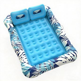 Inflatable Tanning Lounger Float Water Raft
