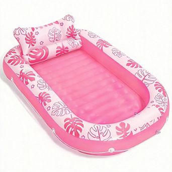 Inflatable Tanning Pool Lounger Float Adult Sunbathing Bed