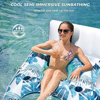 Pool Float Lounger Inflatable Raft Chair