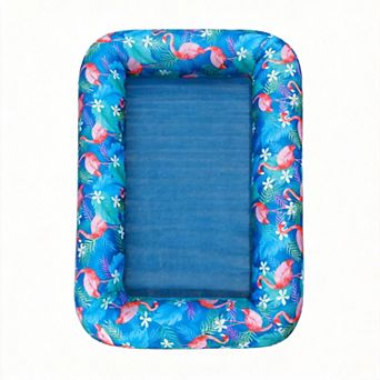 Oversized Pool Float Lounge Fabric-covered Inflatable Contour Lounger