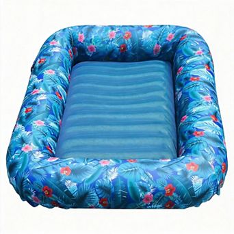 Oversized Pool Float Lounge Fabric-covered Inflatable Contour Lounger