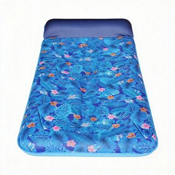 Oversized Pool Float Lounge Fabric-covered Contour Lounger
