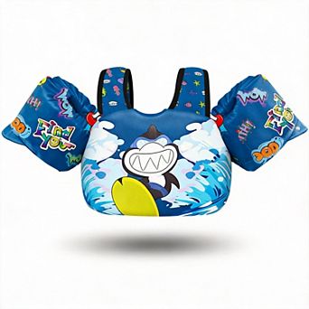 Kids Swim Vest Floaties with Shoulder Harness Arm Wings