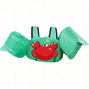 Kids Swim Vest Floaties with Shoulder Harness Arm Wings