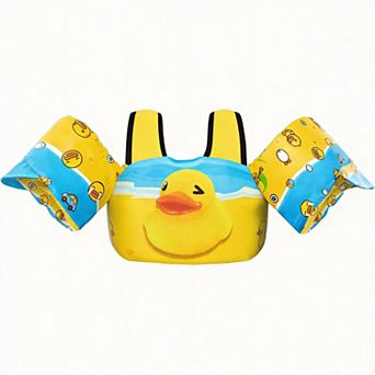 Kids Swim Vest Floaties with Shoulder Harness Arm Wings