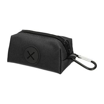 Dog Waste Bag Holder for Leash with Zipper, Portable Dispenser