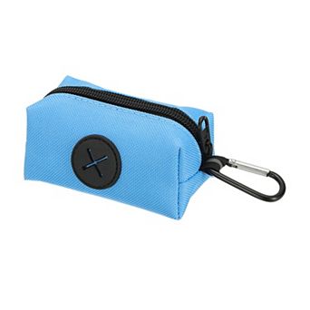 Dog Waste Bag Holder for Leash with Zipper, Portable Dispenser