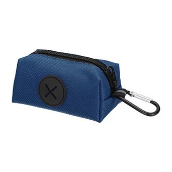Dog Waste Bag Holder for Leash with Zipper, Portable Dispenser