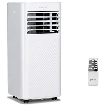 Costway Air Conditioner 6000 BTU (10000BTU ASHRAE) 4-in-1 AC with Cool Fan Humidifier Sleep Mode
