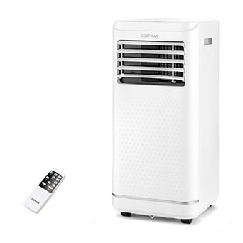 Costway 6000BTU (10000 BTU ASHRAE) Air Conditioner with Dehumidifier & Fan Mode, up to 350 Sq.Ft