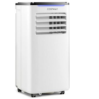 Costway 7100 BTU (10000 BTU ASHRAE) Air Conditioner 3-in-1 AC Unit w/ Cool Dehum Fan Sleep Mode