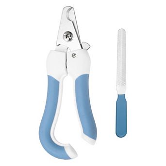 Pet Nail Clipper with File & Safety Guard, Professional Trimmer & Grooming Tool for Dogs & Cats