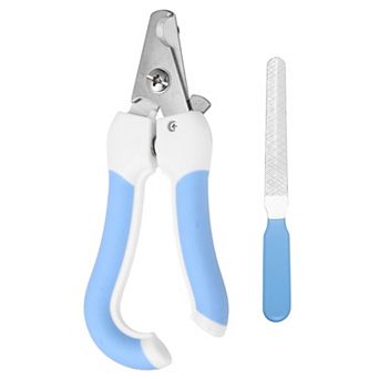 Pet Nail Clipper with File & Safety Guard, Professional Trimmer & Grooming Tool for Dogs & Cats