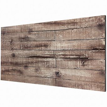 HOMCOM 8-Pack 3D Faux Wood Wall Panels, Lightweight PU Panels, Gray
