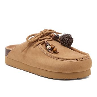 Rocket Dog Arden Coast Women's Fabric Slip-On Mules with Bead Detail