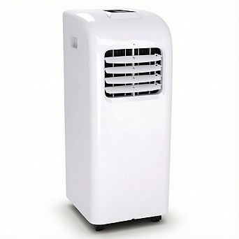 Costway 8000 BTU Air Conditioner & Dehumidifier Function Remote W/ Window Kit Side Handles & Wheels