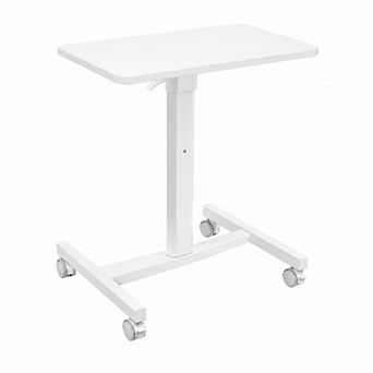Adjustable Rolling Desk Laptop Computer Cart for Home, Office, Classroom,Overbed Table