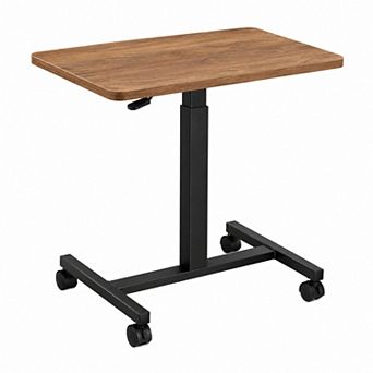 Adjustable Rolling Desk Laptop Computer Cart for Home, Office, Classroom,Overbed Table