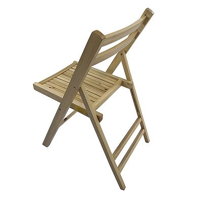 KWPZQEB Foldable Solid Wood Dining Chairs Set of 4 for Indoor & Outdoor