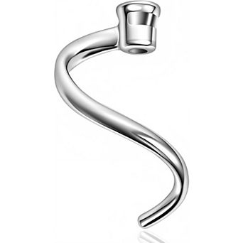 Replacement Spiral Dough Hook Attachment for 4.5-qt / 5-qt Household Tilt-Head Stand Mixers