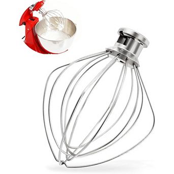 Dishwasher Safe Wire Whip for KA Whisk Attachment 4.5QT-5-qt Tilt-Head Stand Mixer