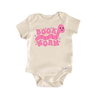 Book Worm Wiggle Reader Newborn Baby Onesie®
