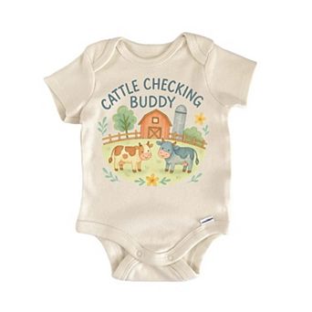Cattle Checking Buddy Darm Baby Gift Baby Onesie®