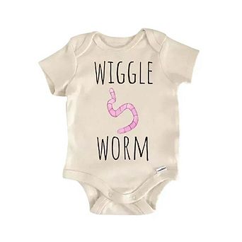 Fishing Worm Fish Newborn Baby Onesie®