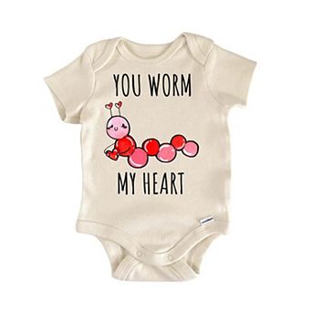Worm My Heart Bug Insect - Baby Boy Girl Clothes Infant Onesie® Cute Gift