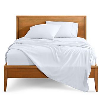 4 pc Queen Ultra-softfiber Bed Sheets Double Brushed Deep Pockets Set