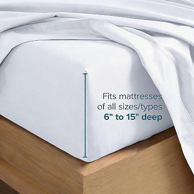 4-Piece King Ultra-Soft Microfiber Bed Sheet Set