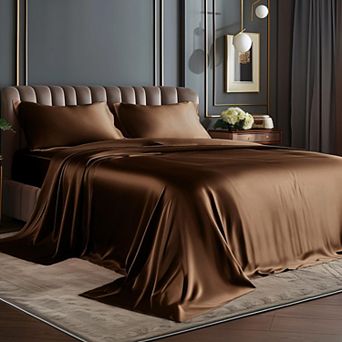 3 pc Twin XL Satin Bed Sheet Set Hair Skin Soft Luxury